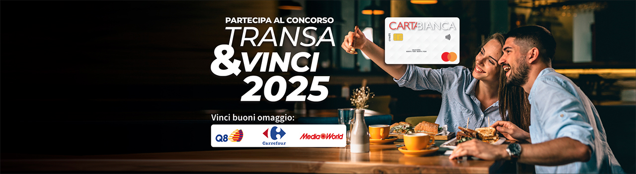 Carta revolving: carta internazionale Carta Bianca | Fiditalia Banner 1280x352 CBianca 27225