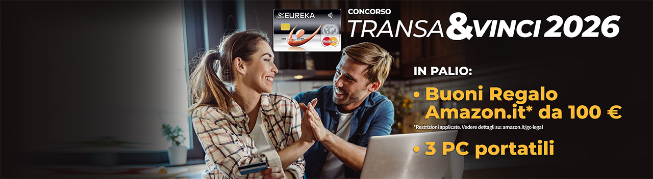 Carta revolving: carta internazionale Eureka | Fiditalia Banner Carta Eureka 1280x352 22426
