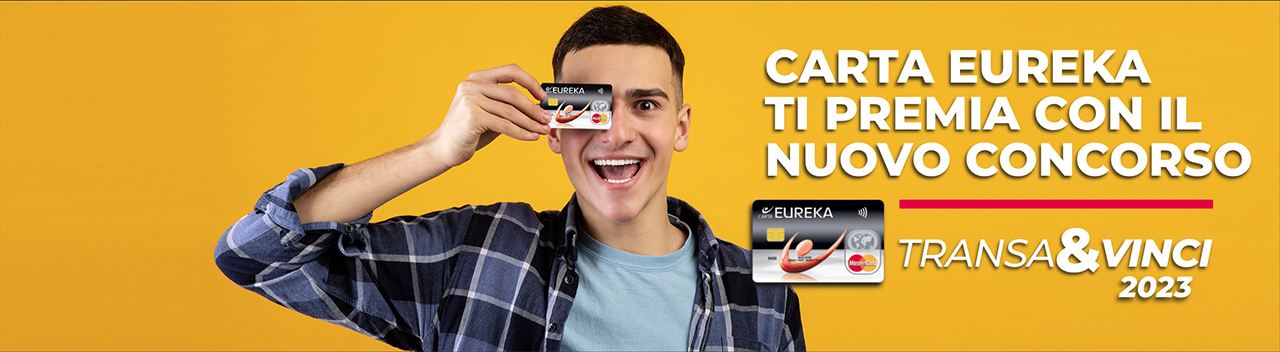 Carta revolving: carta internazionale Eureka | Fiditalia Banner CARTA EUREKA T V 1280x352